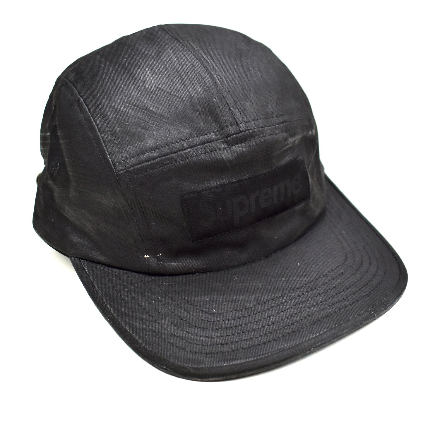 Supreme x Maison Margiela MM6 - Black Painted Box Logo Hat