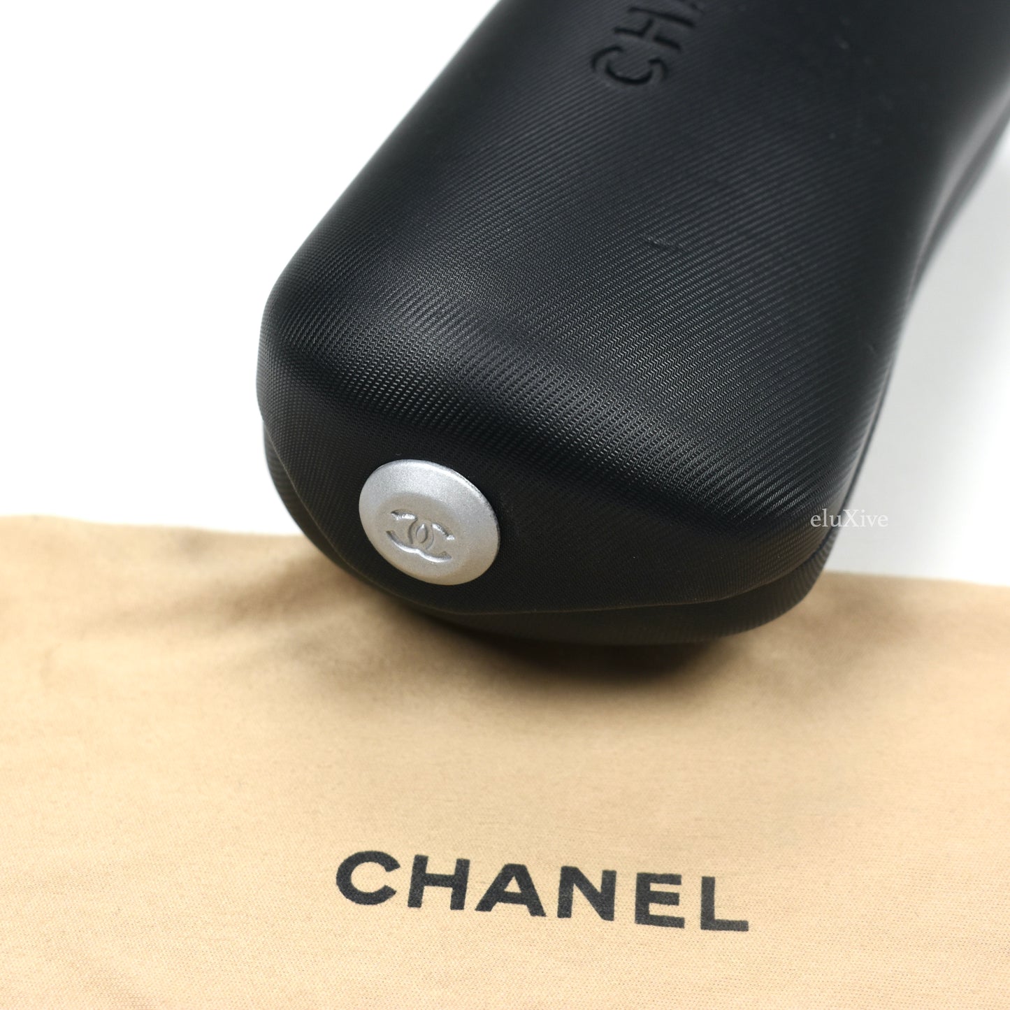 Chanel - Vintage 4017-D Crystal Logo Rimless Sunglasses