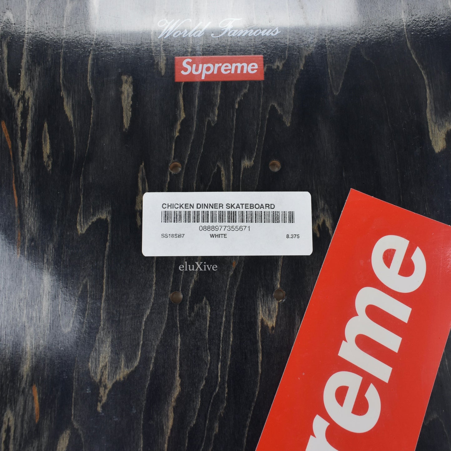 Supreme - Chicken Dinner Logo Skateboard Deck (SS18)