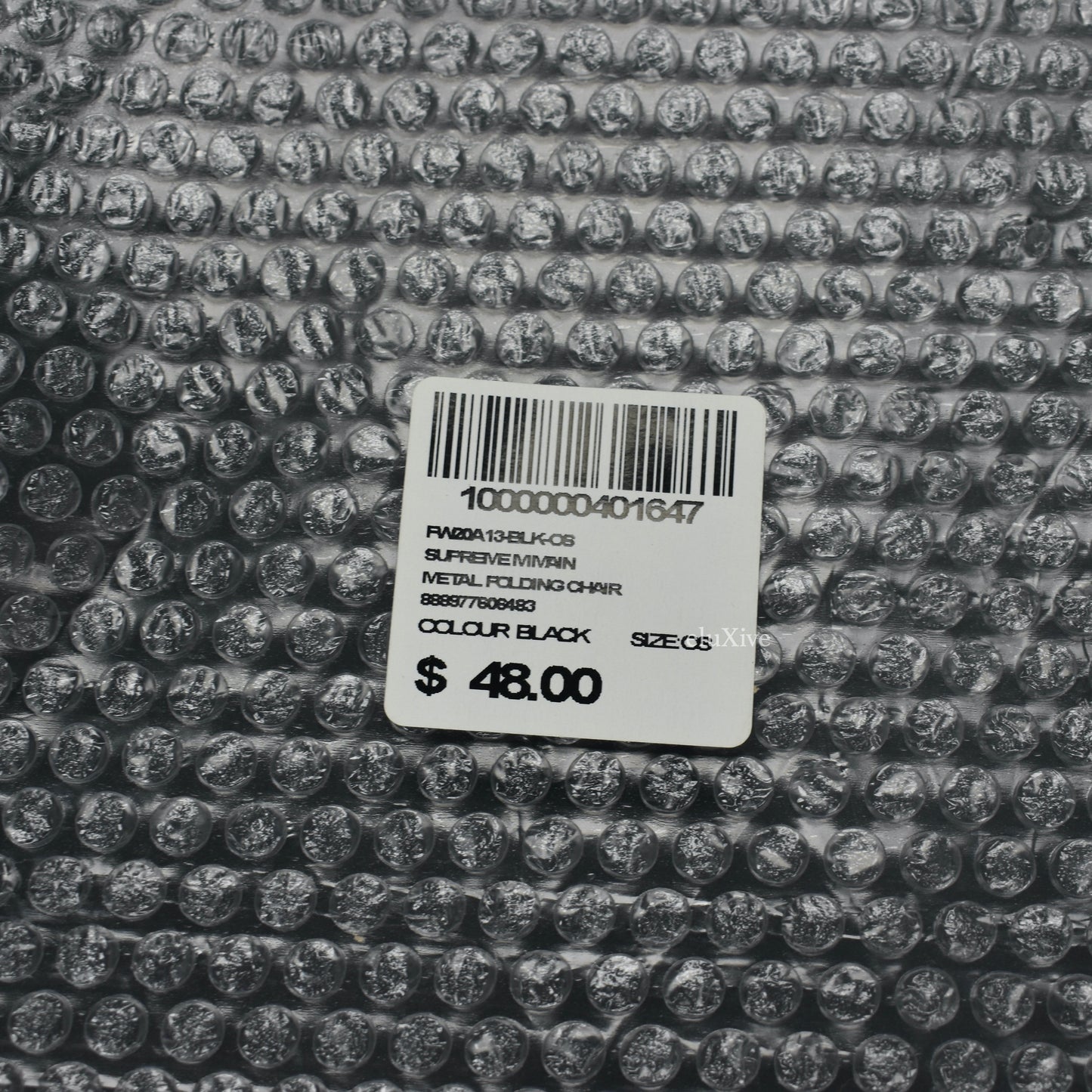 Supreme - Black Box Logo Metal Folding Chair