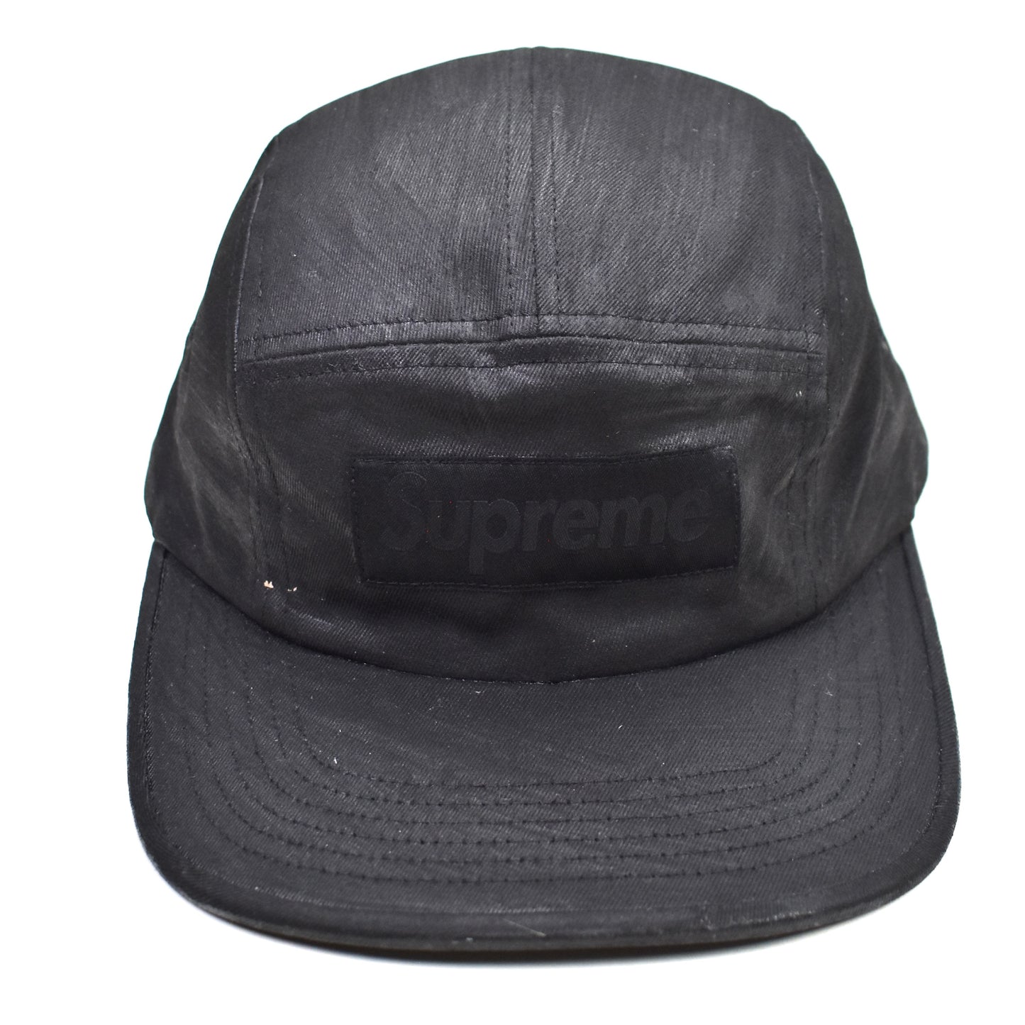 Supreme x Maison Margiela MM6 - Black Painted Box Logo Hat