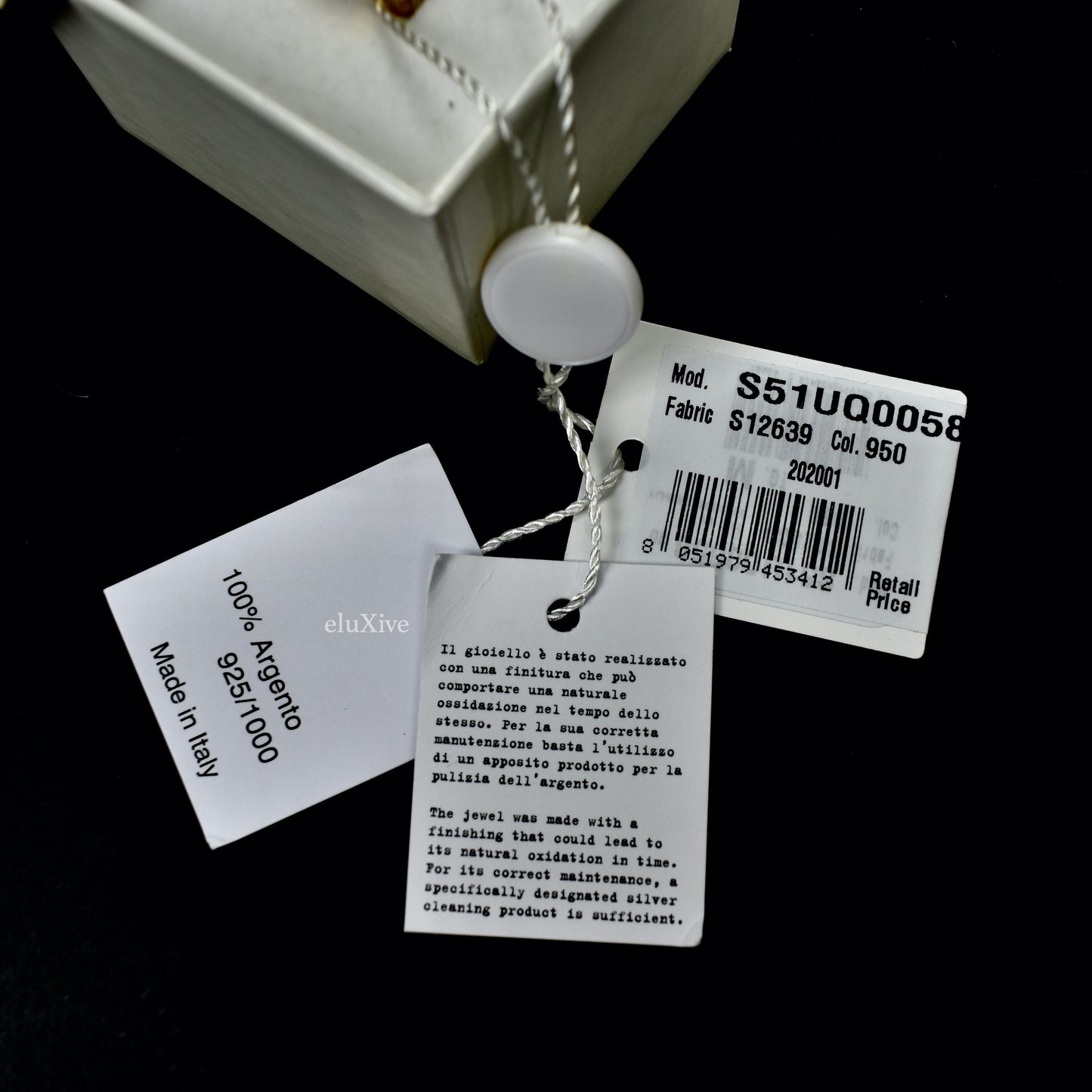 Maison Margiela - Gold Tag Stitch .925 Silver Ring