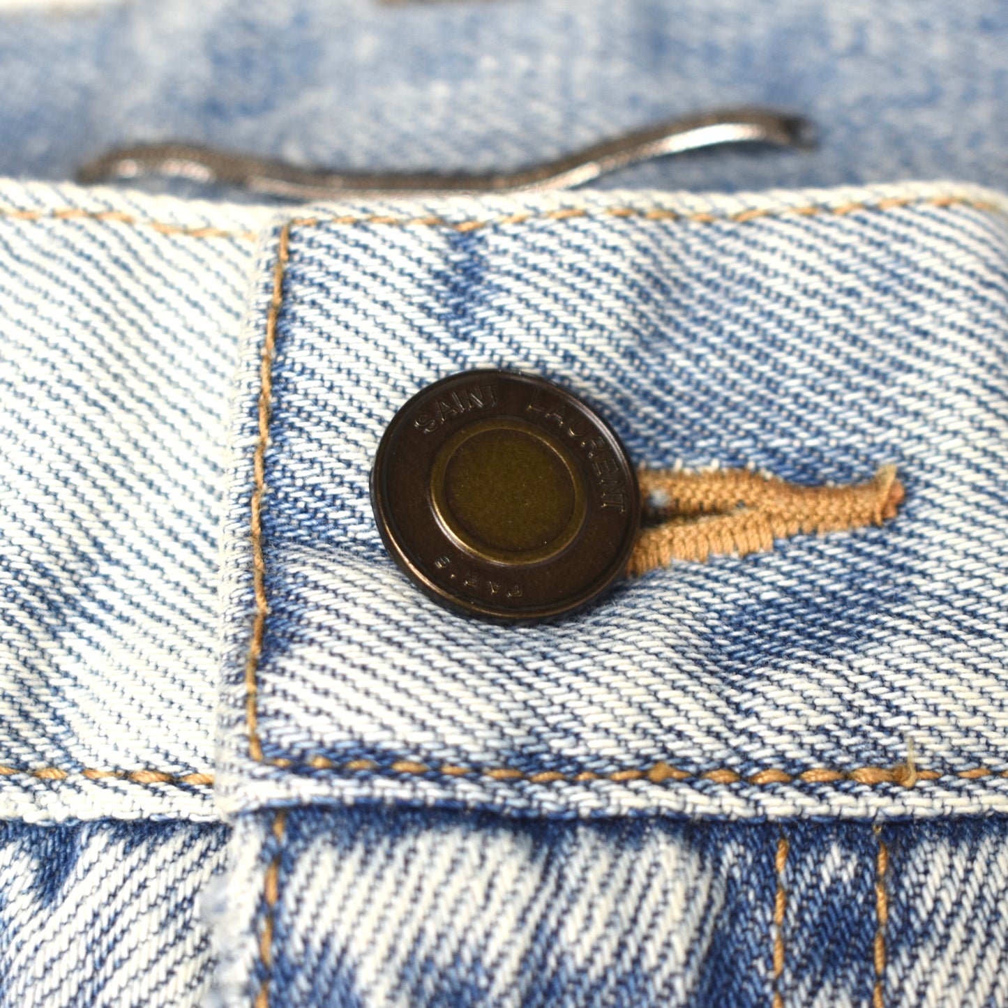 Saint Laurent - Made in Japan Distressed Blue Denim Carrot Jeans