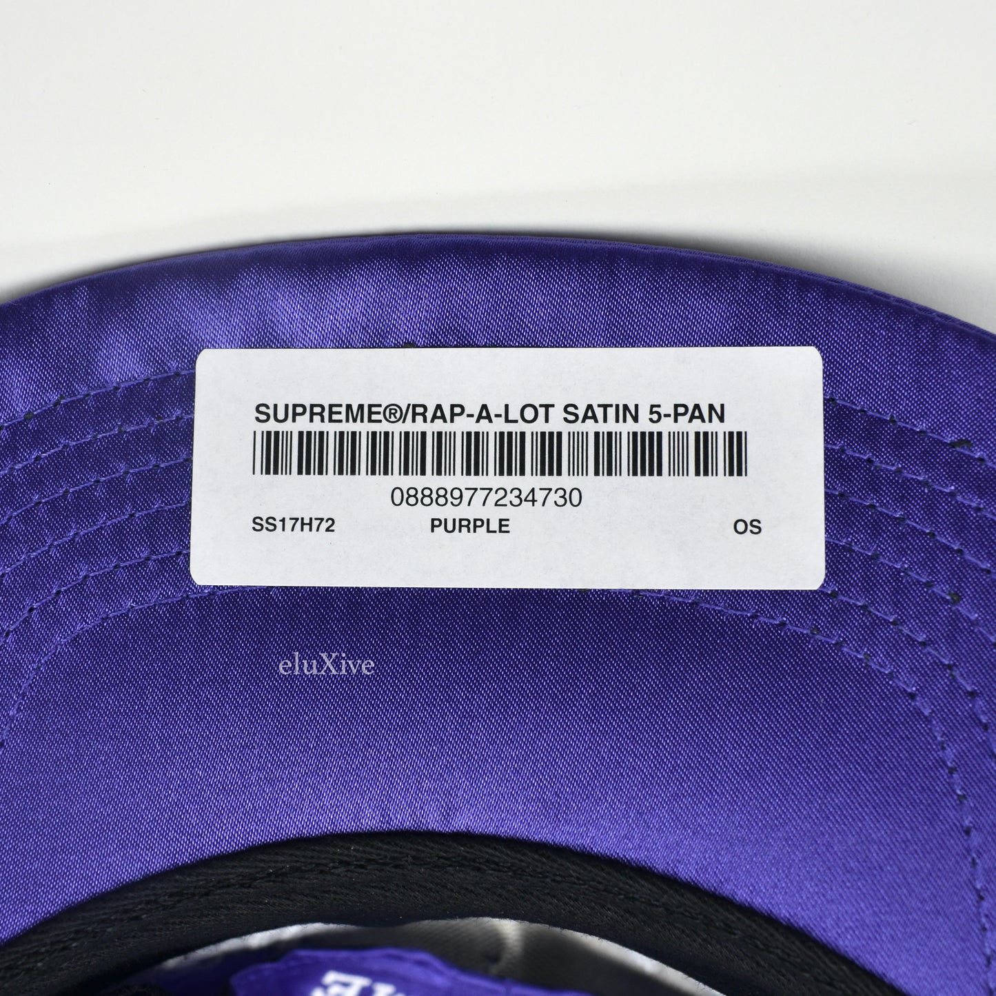 Supreme x Rap-A-Lot - Purple Satin Logo Hat