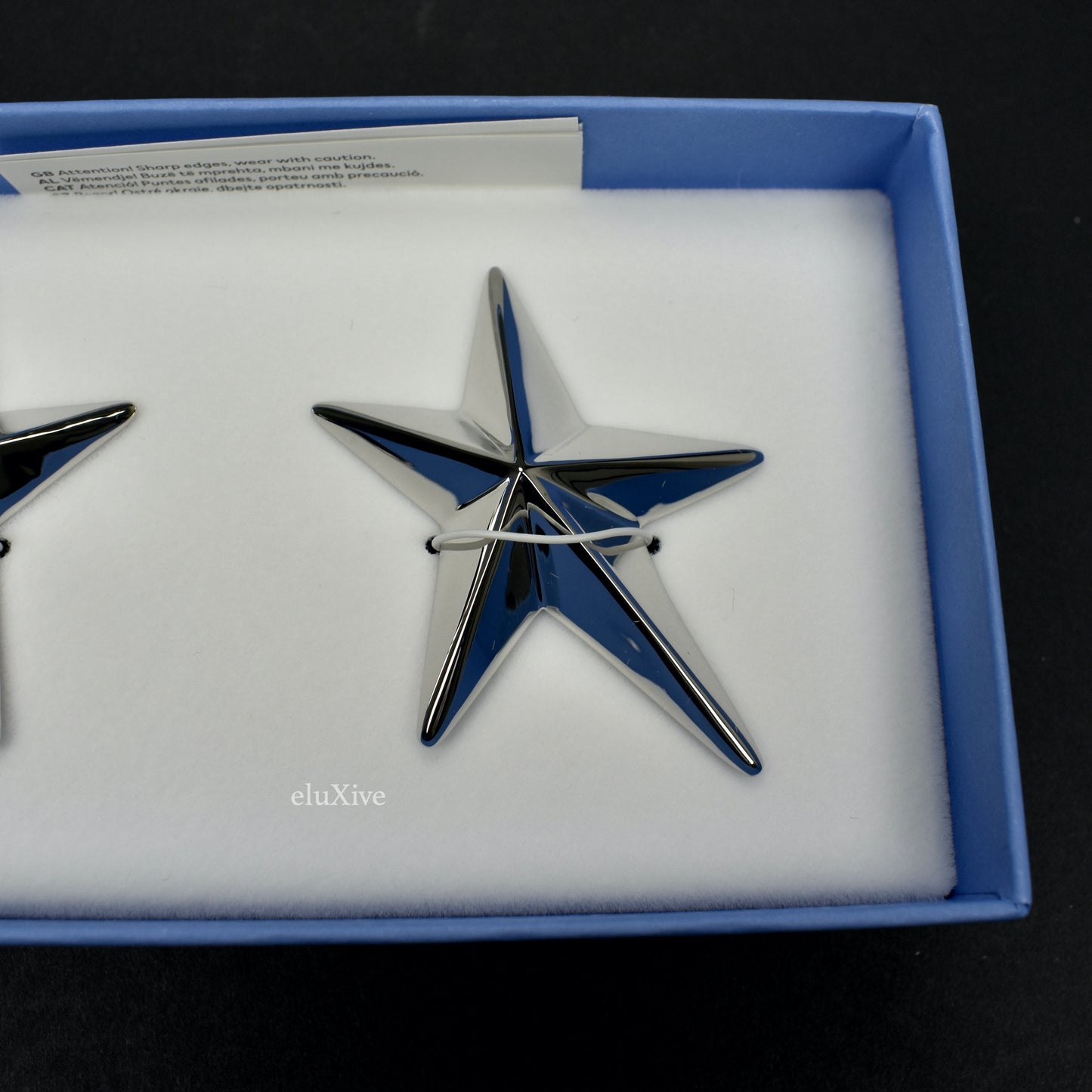 Mugler x H&M - Silver Star Earrings (Large)