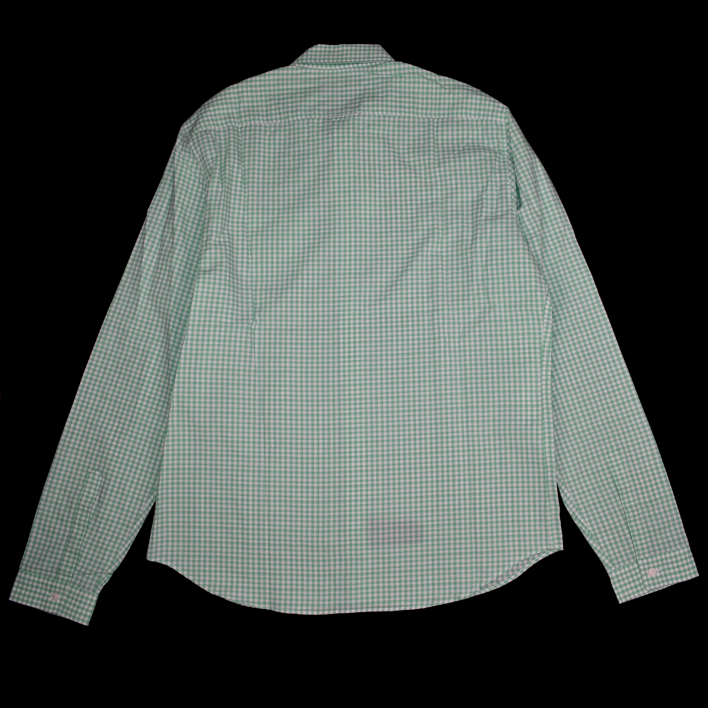 Burberry Prorsum - SS14 Green Gingham Plaid Button Down Shirt