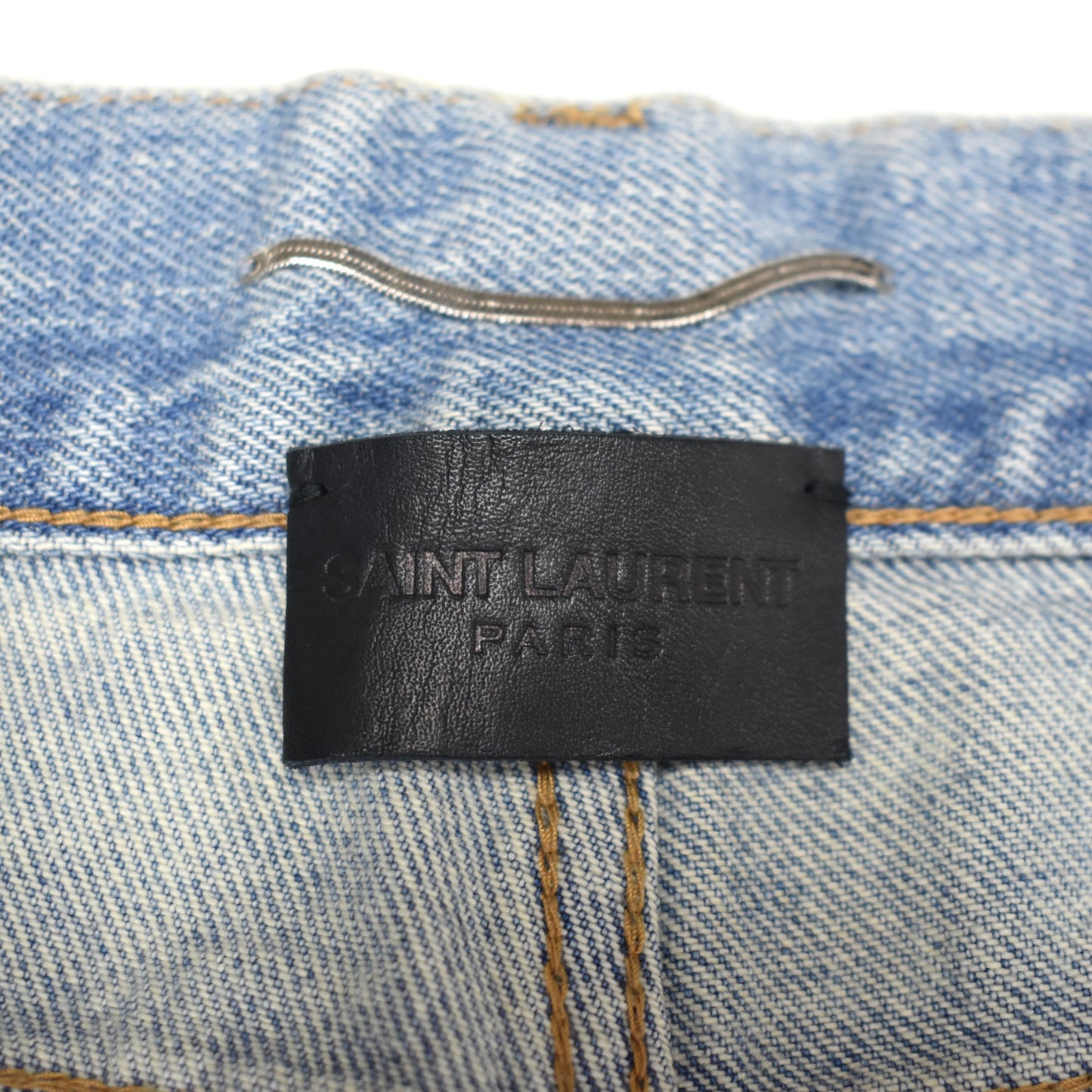 Saint Laurent - Made in Japan Distressed Blue Denim Carrot Jeans