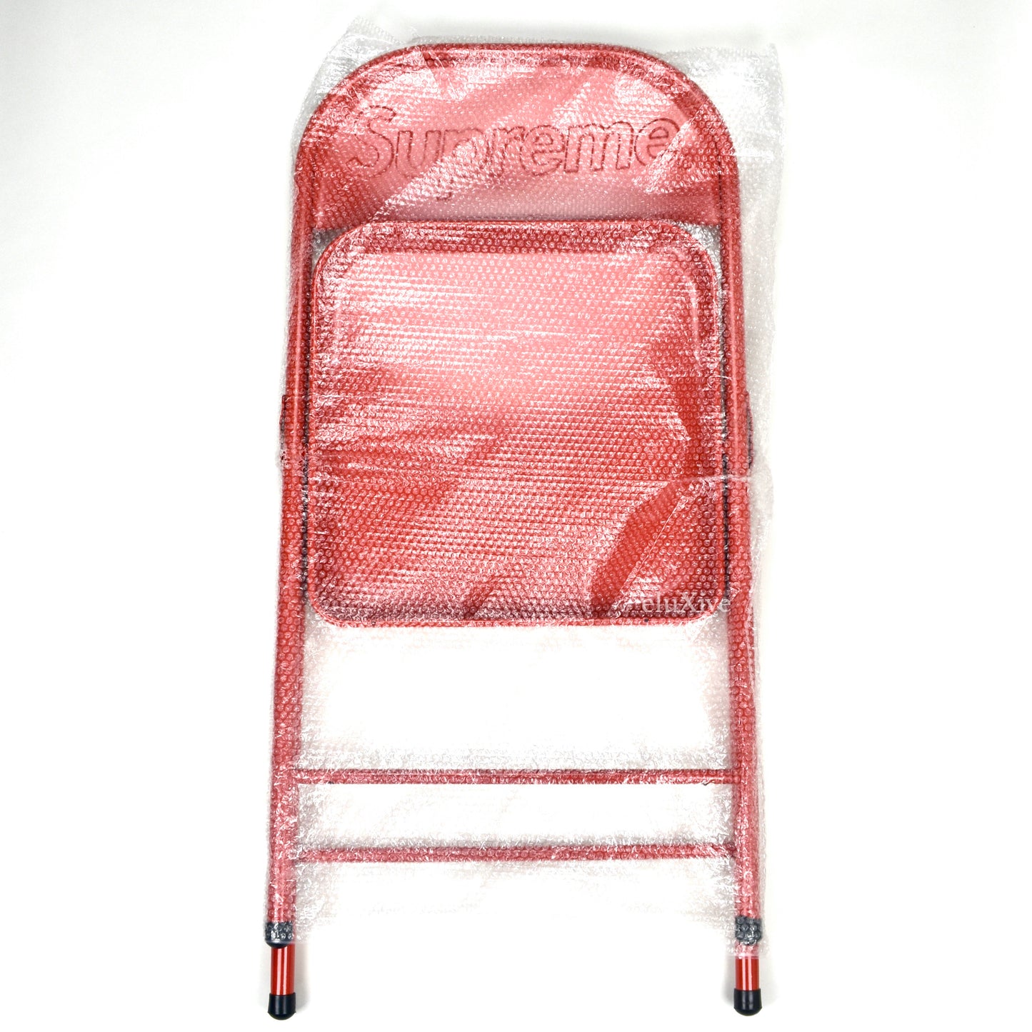 Supreme - Red Box Logo Metal Folding Chair