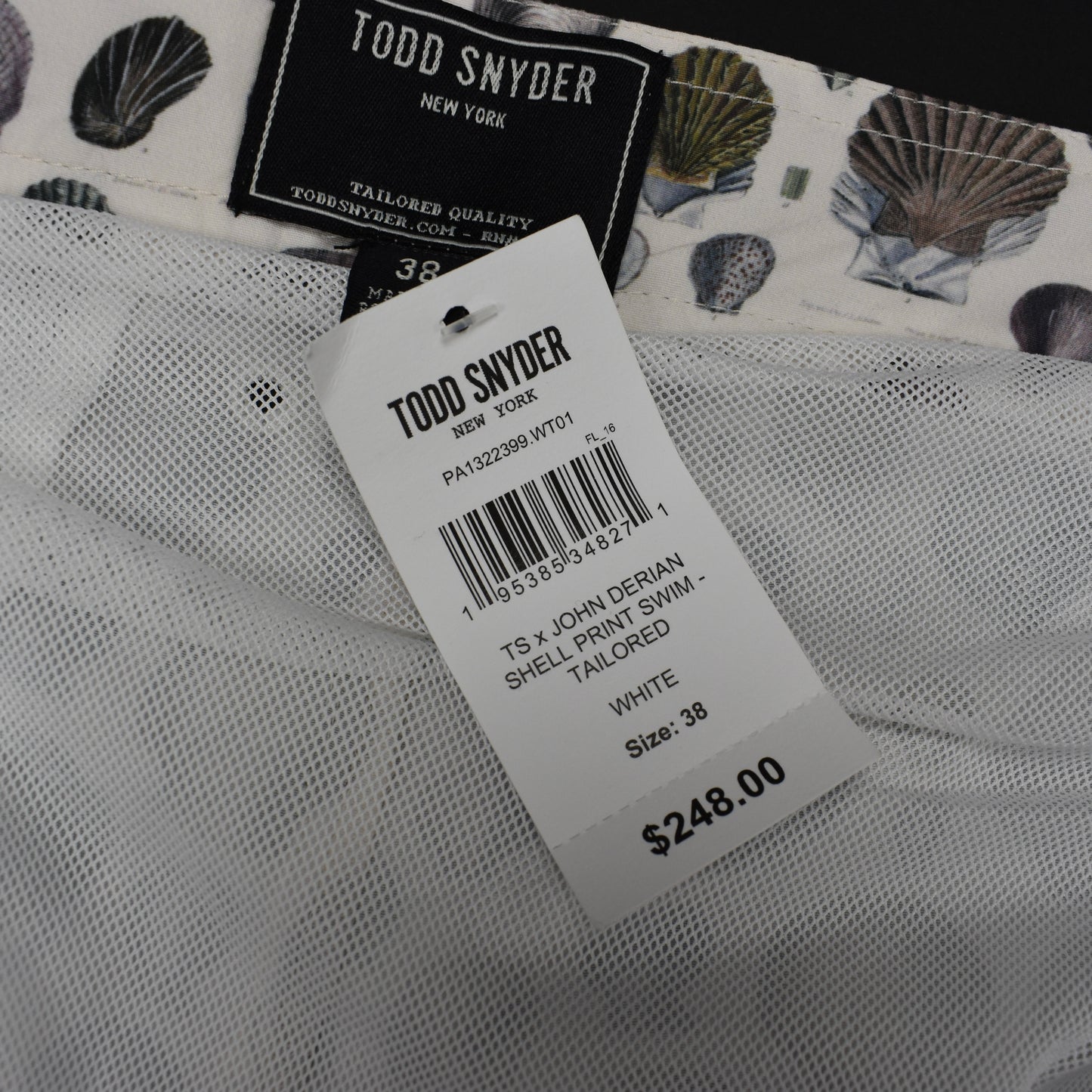 Todd Snyder x John Derian - Shell Print Swim Shorts