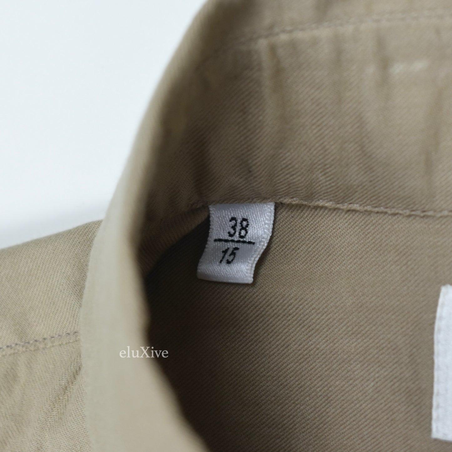 Saint Laurent - Beige Military Twill Button Down Shirt