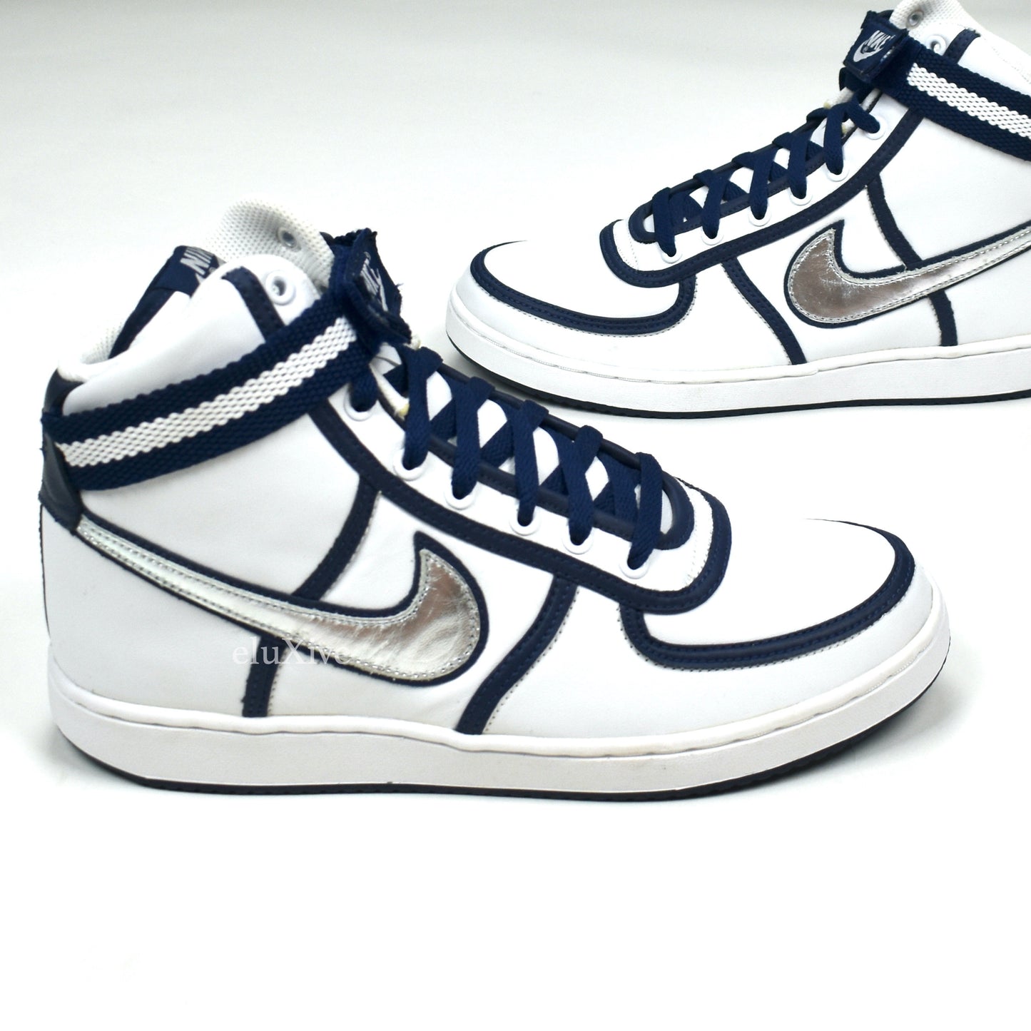 Nike - Vandal High Leather (White/Silver/Navy)