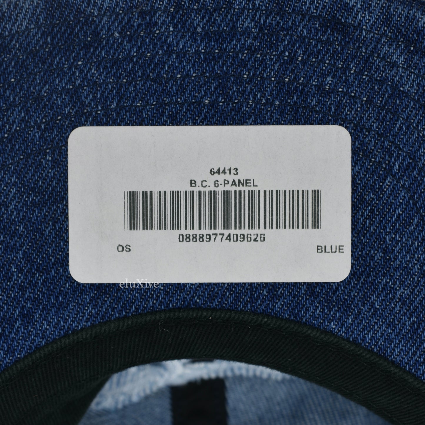 Supreme - B.C. Dinosaur Logo Denim Hat (FW18)