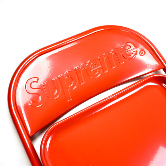 Supreme - Red Box Logo Metal Folding Chair