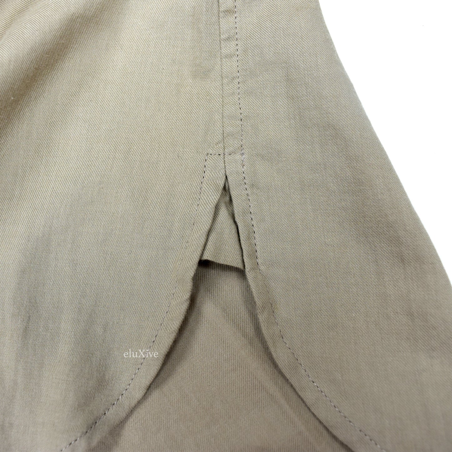 Saint Laurent - Beige Military Twill Button Down Shirt