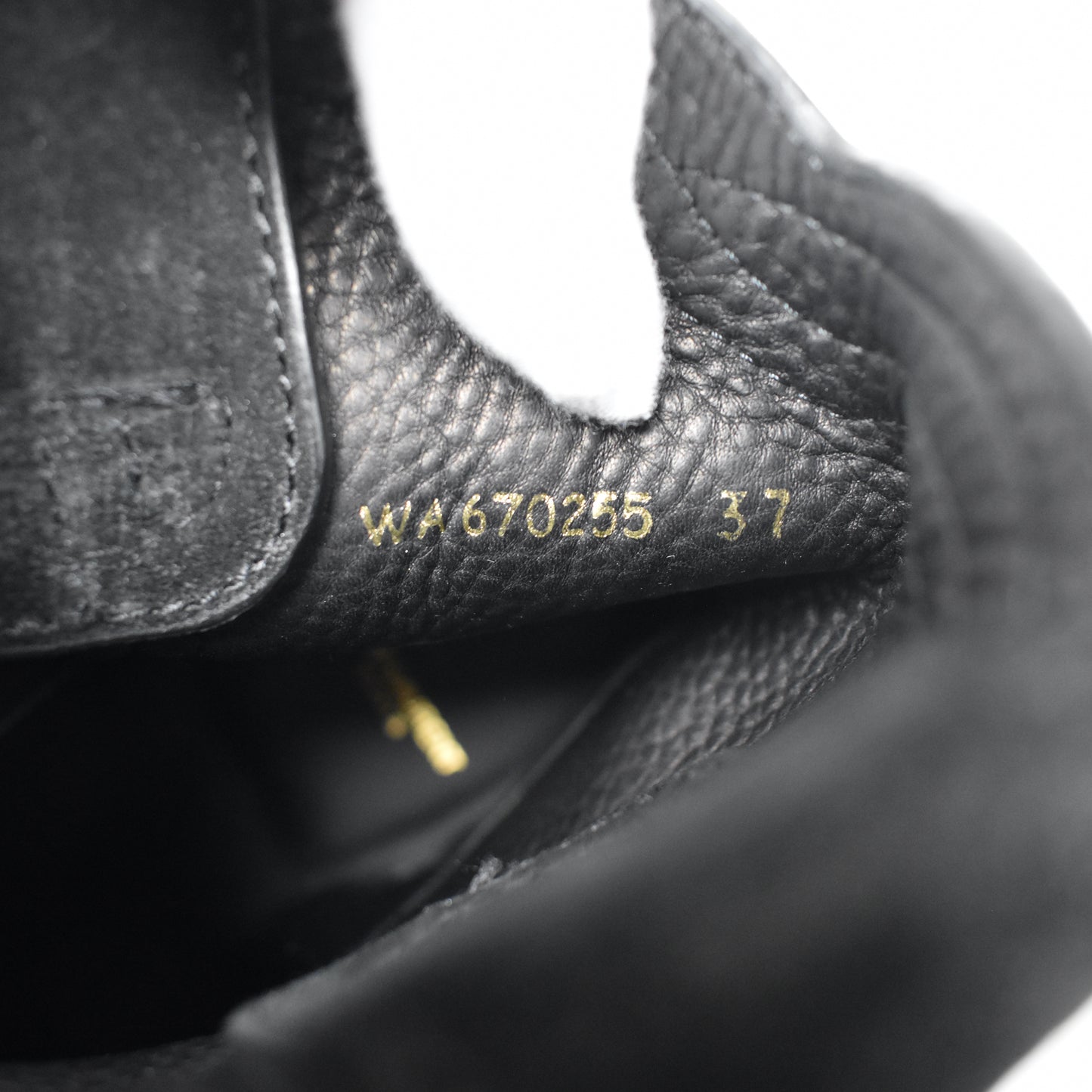 Saint Laurent - Black Waxed Suede Eastwood Boots (Women's)