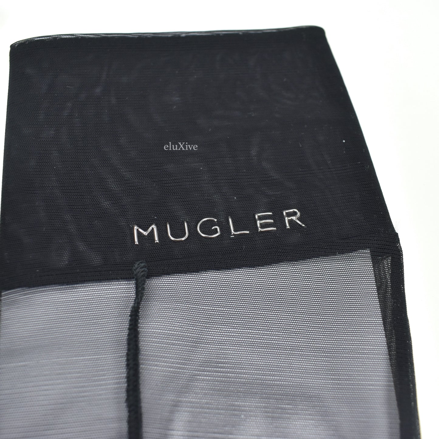 Mugler x H&M - Black Mesh Second Skin Gloves