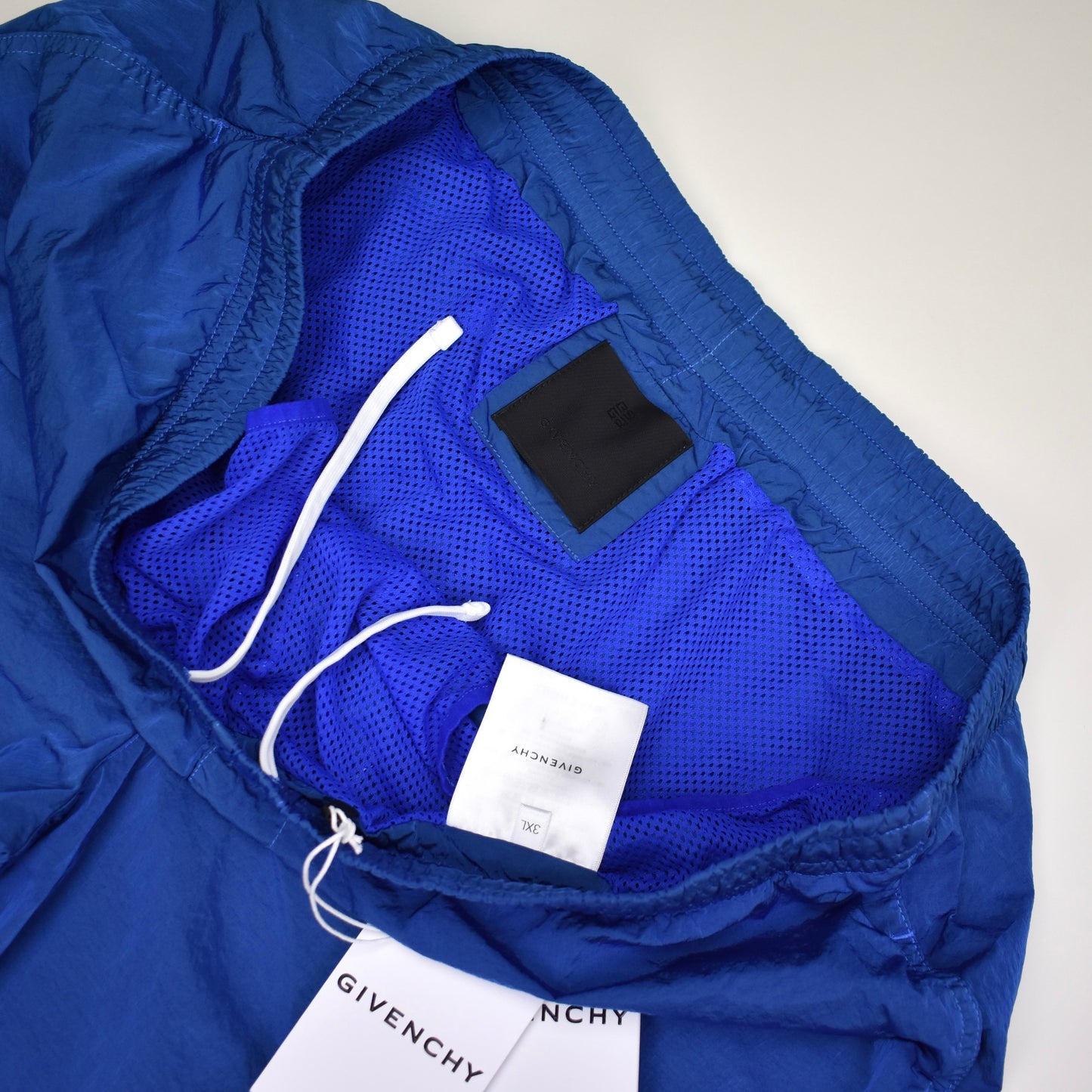 Givenchy - Blue Logo Embroidered Swim Shorts