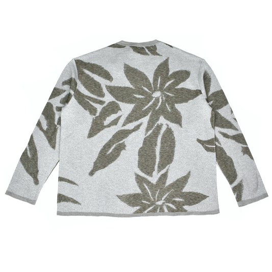 Giorgio Armani - Floral Knit Viscose/Silk/Cashmere Sweater