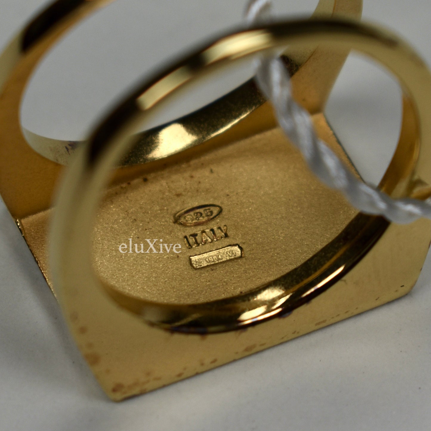 Maison Margiela - Gold Tag Stitch .925 Silver Ring