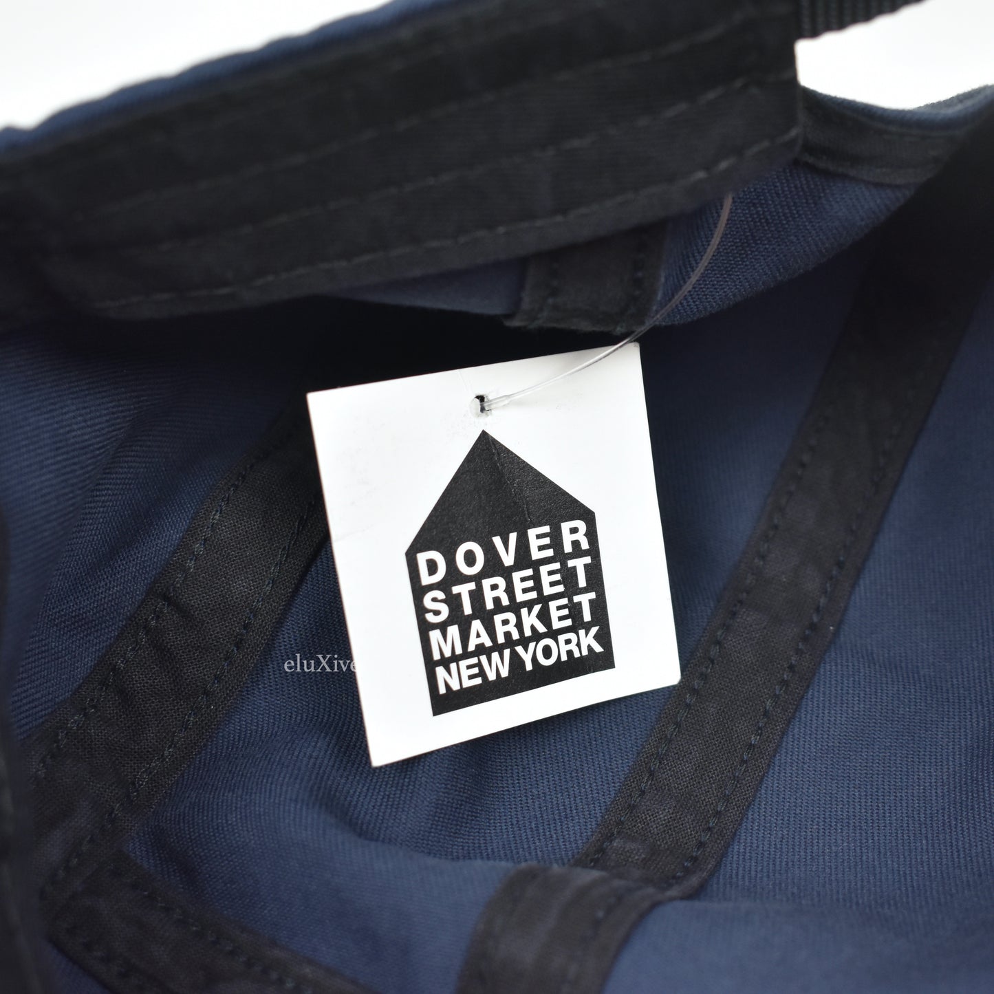 Supreme - Navy Box Logo Side Zip Hat (FW17)