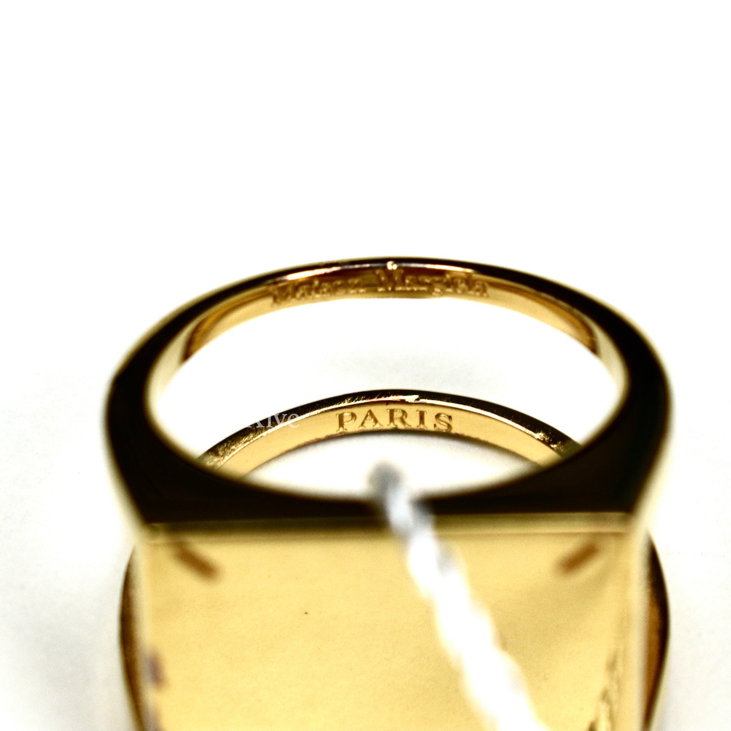 Maison Margiela - Gold Tag Stitch .925 Silver Ring