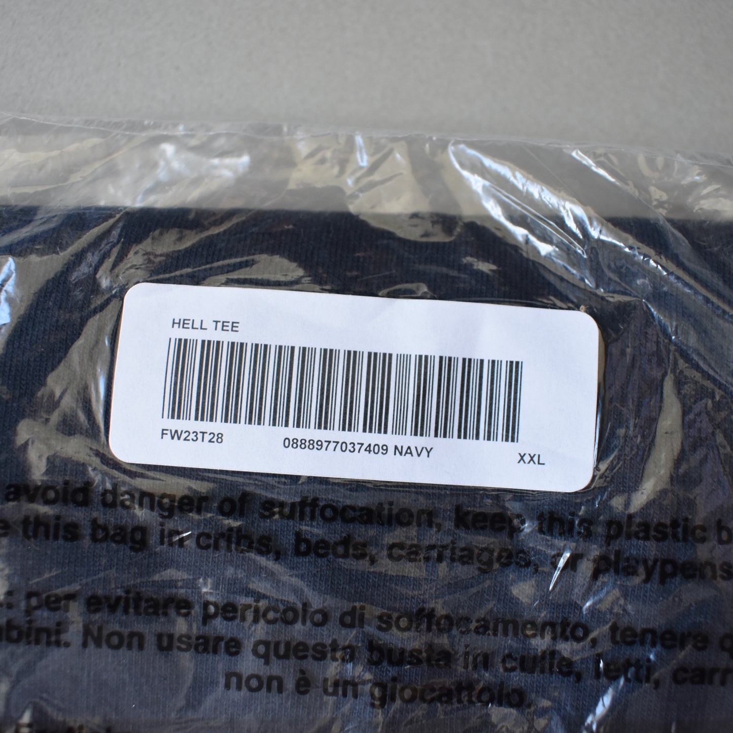 Supreme - Hell Gas Station Photo T-Shirt (Navy)