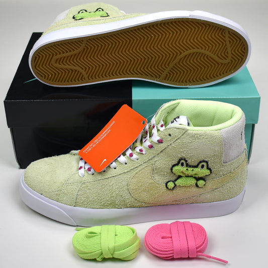 Nike x Frog Skateboards - SB Zoom Blazer Mid QS 'Fuzzy Suede'