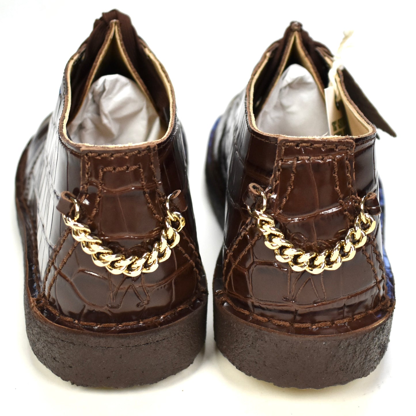 Supreme x Martine Rose x Clarks - Brown Croc Desert Trek Shoes