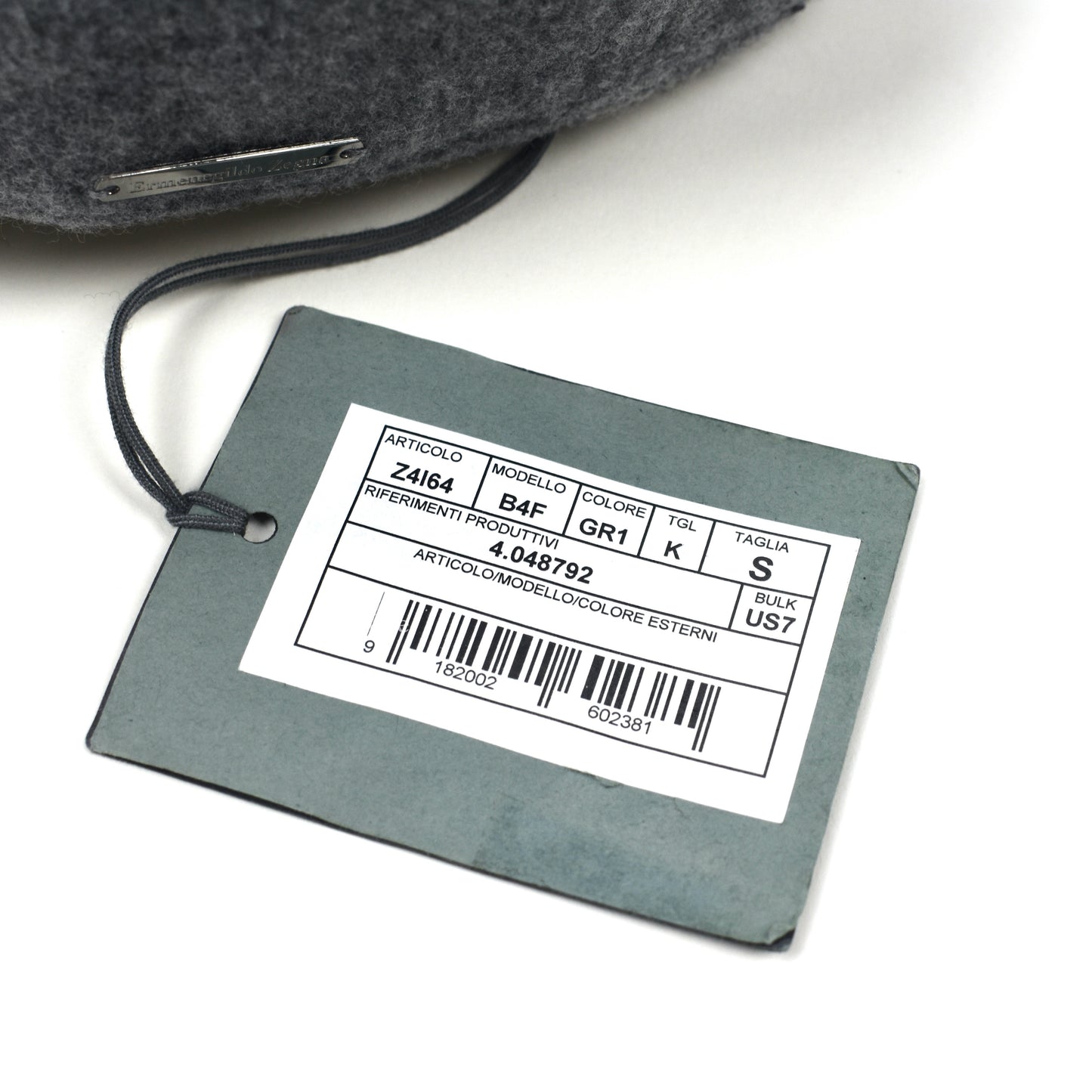 Ermenegildo Zegna - Gray Wool / Casemere / Leather Hat