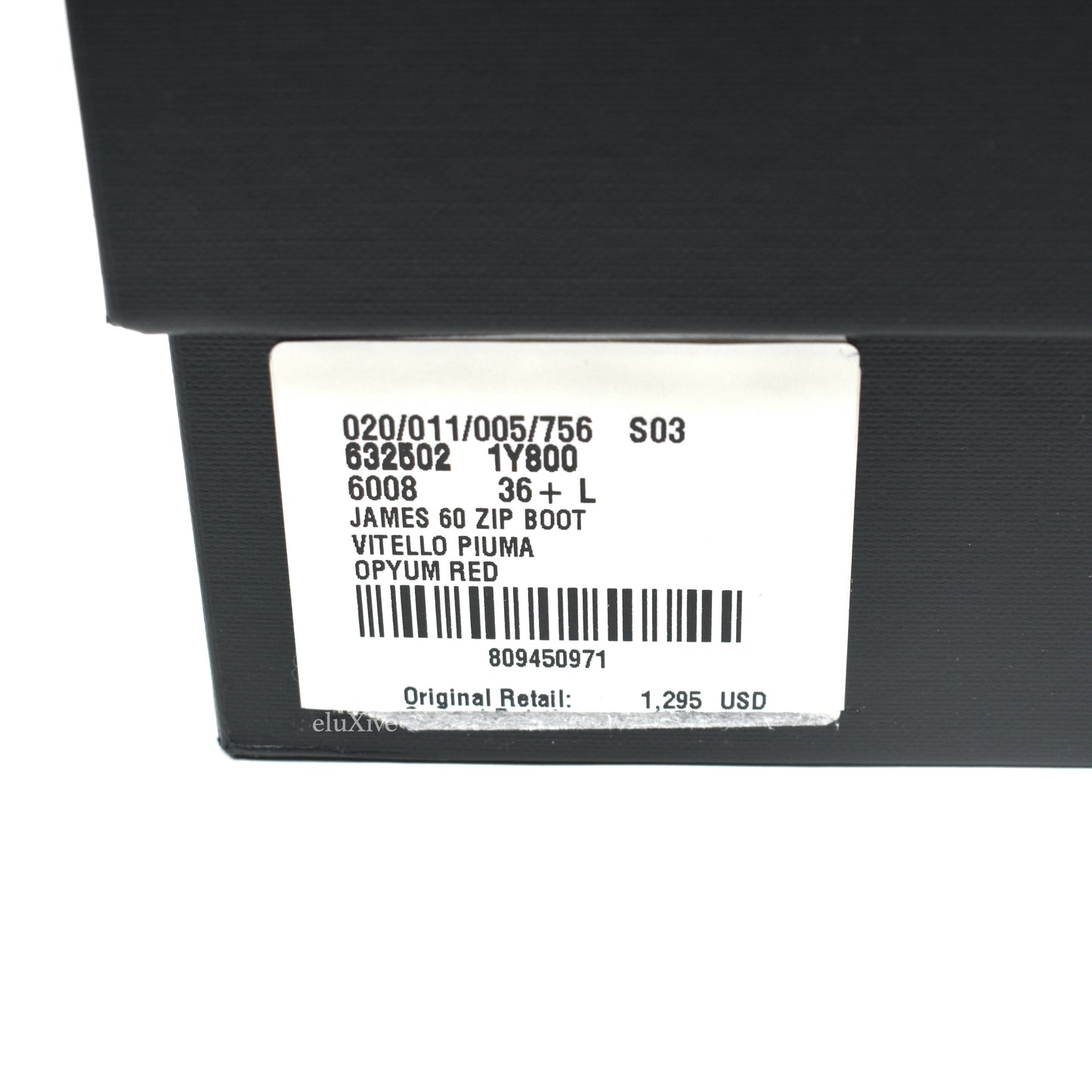 Saint Laurent - Opyum Red Leather James 60 Zip Boots