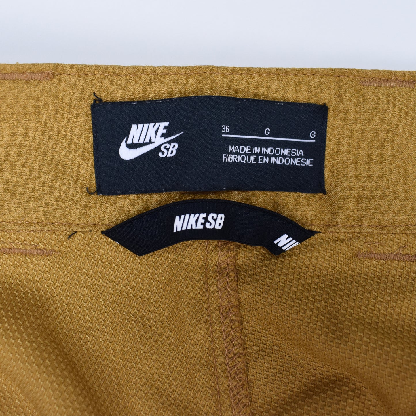 Nike SB - Mustard Yellow Technical Fabric Pants