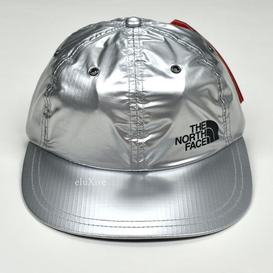 Supreme x The North Face - Metallic Silver Logo Hat (SS18)