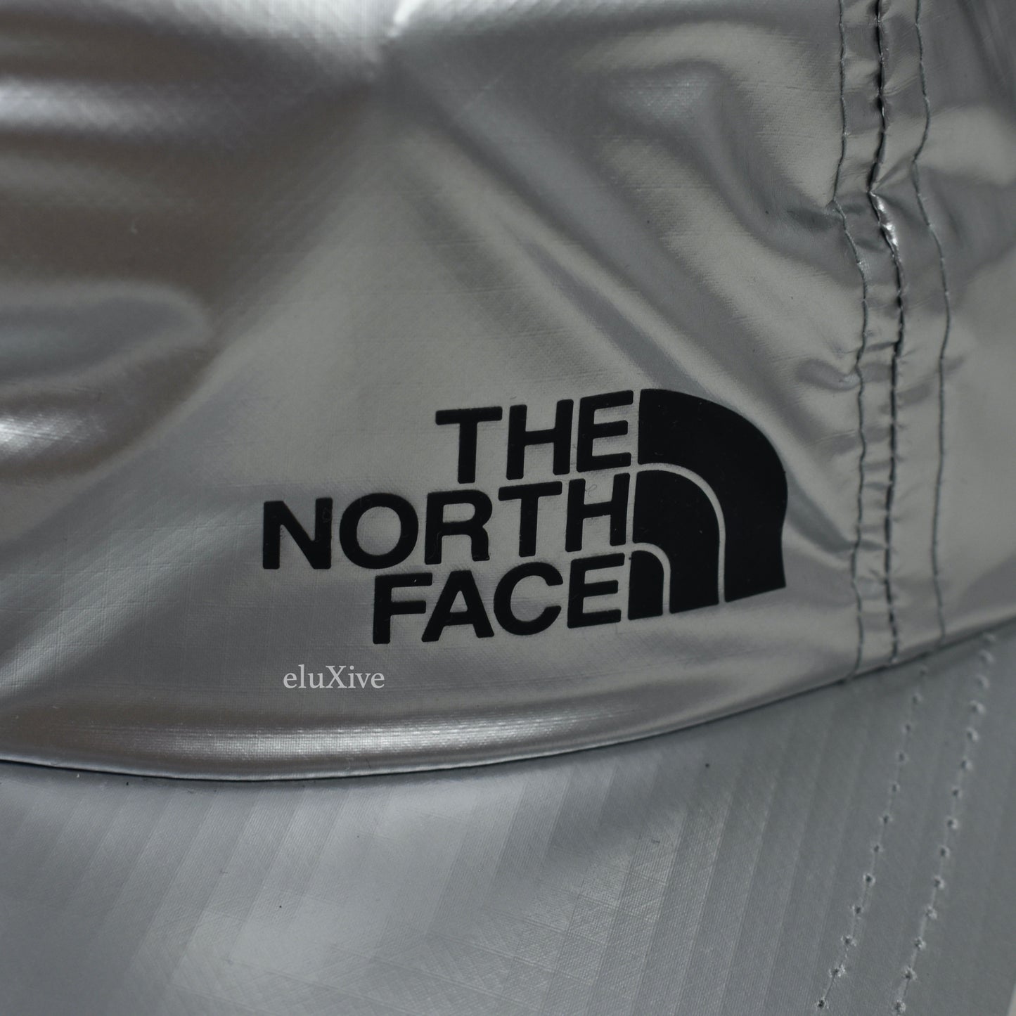 Supreme x The North Face - Metallic Silver Logo Hat (SS18)
