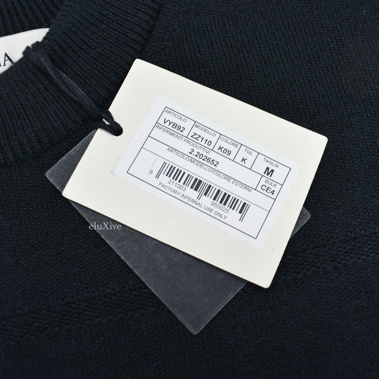 Z Zegna - Black Recycled Wool / Nylon Crewneck Sweater