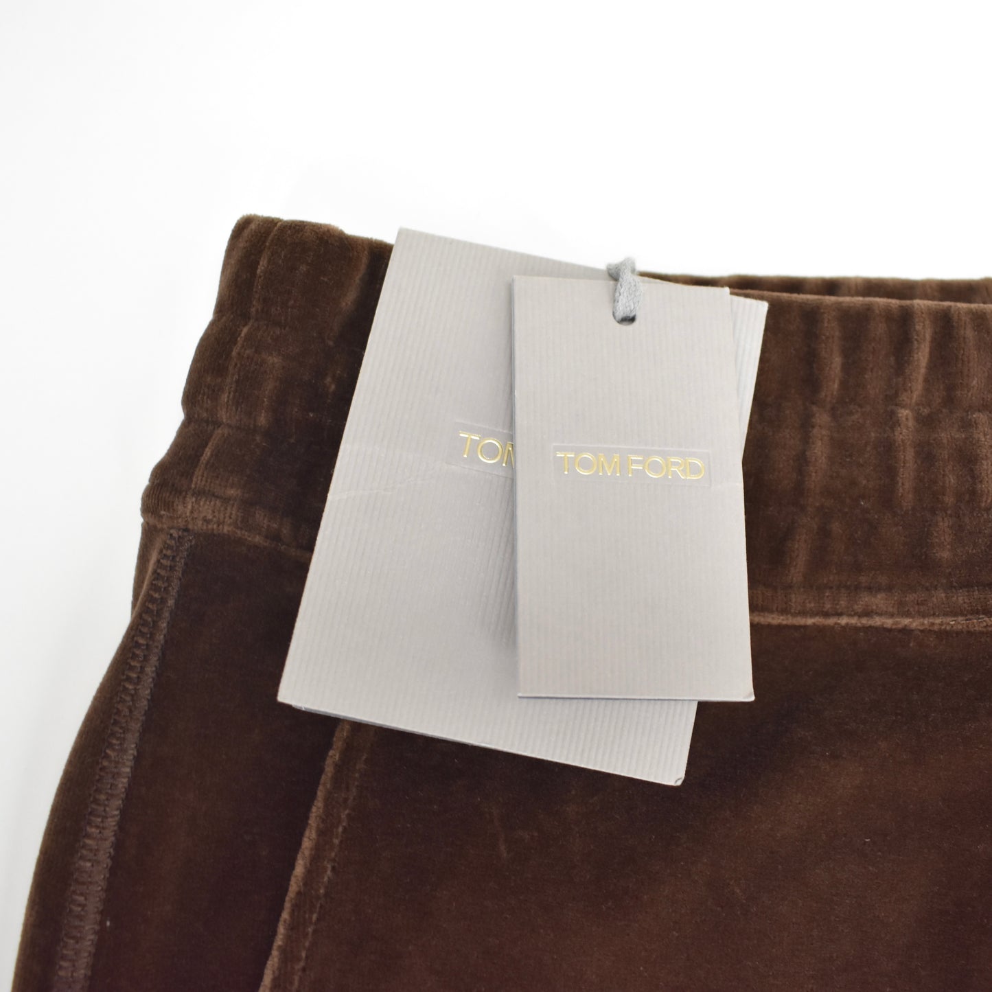 Tom Ford - Brown Velour Track Pants