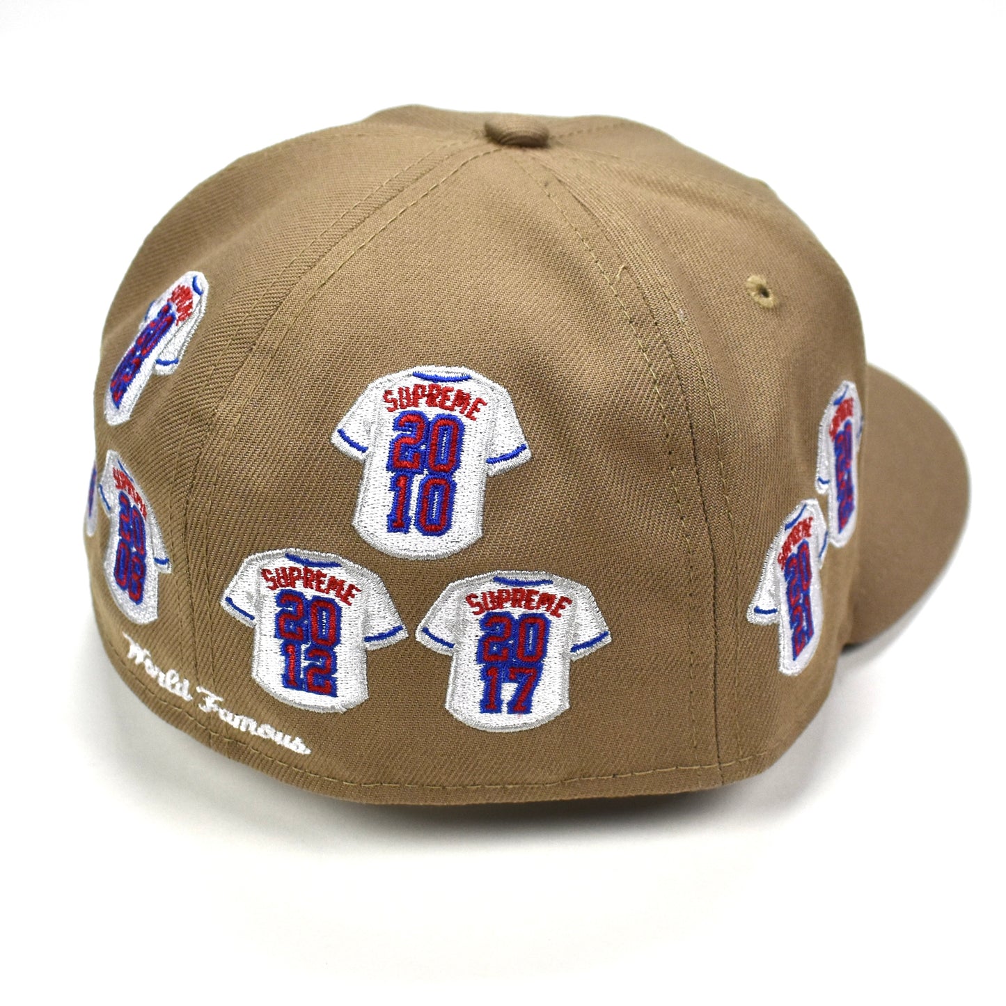 Supreme x New Era - Jerseys Box Logo Hat (Khaki Tan)