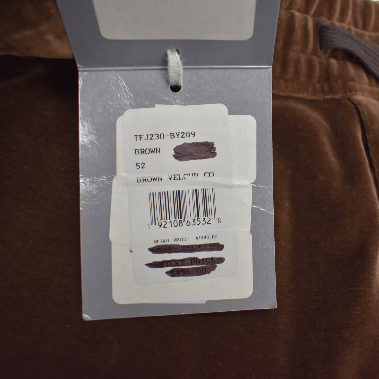 Tom Ford - Brown Velour Track Pants