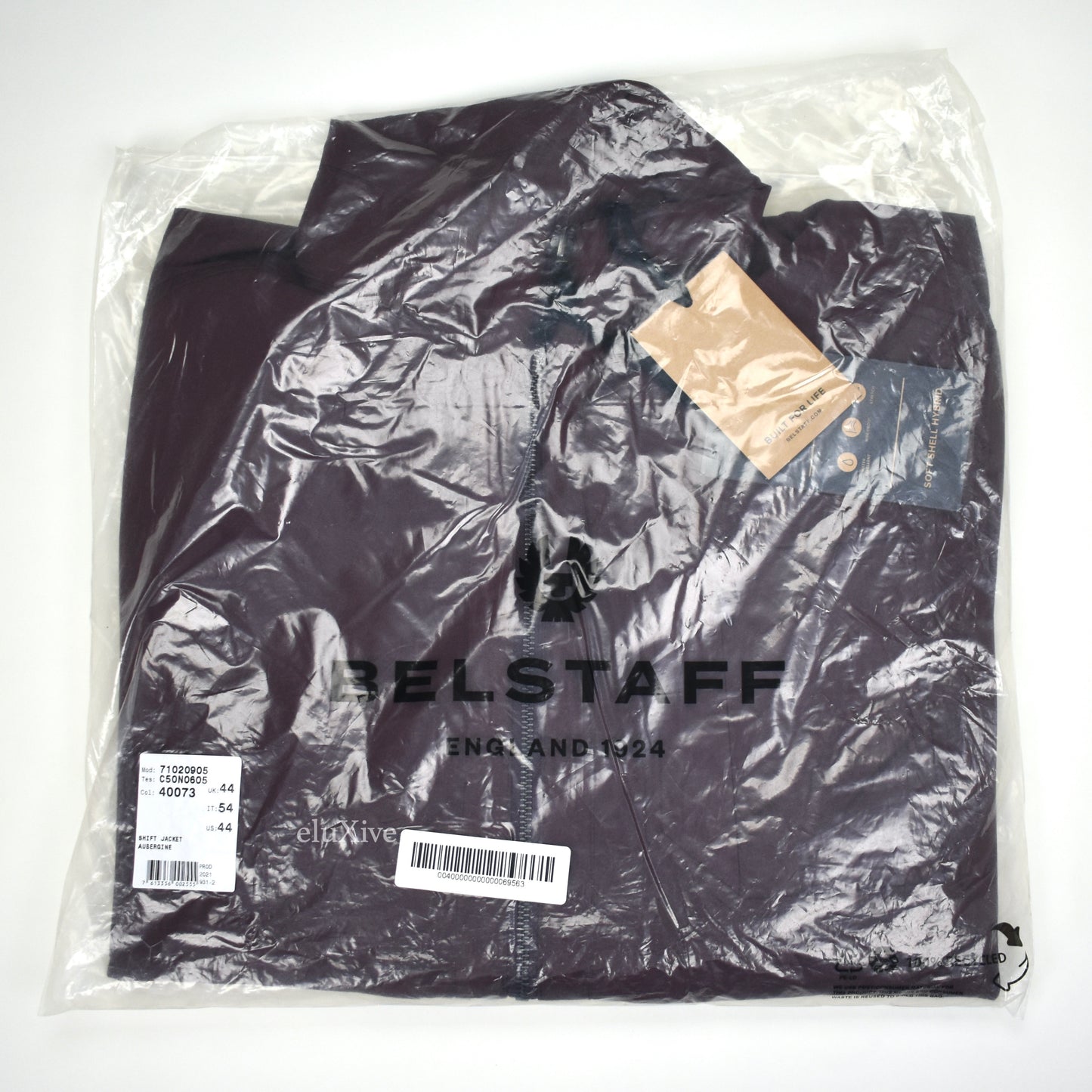 Belstaff - Burgundy Hybrid Soft Shell Shift Jacket