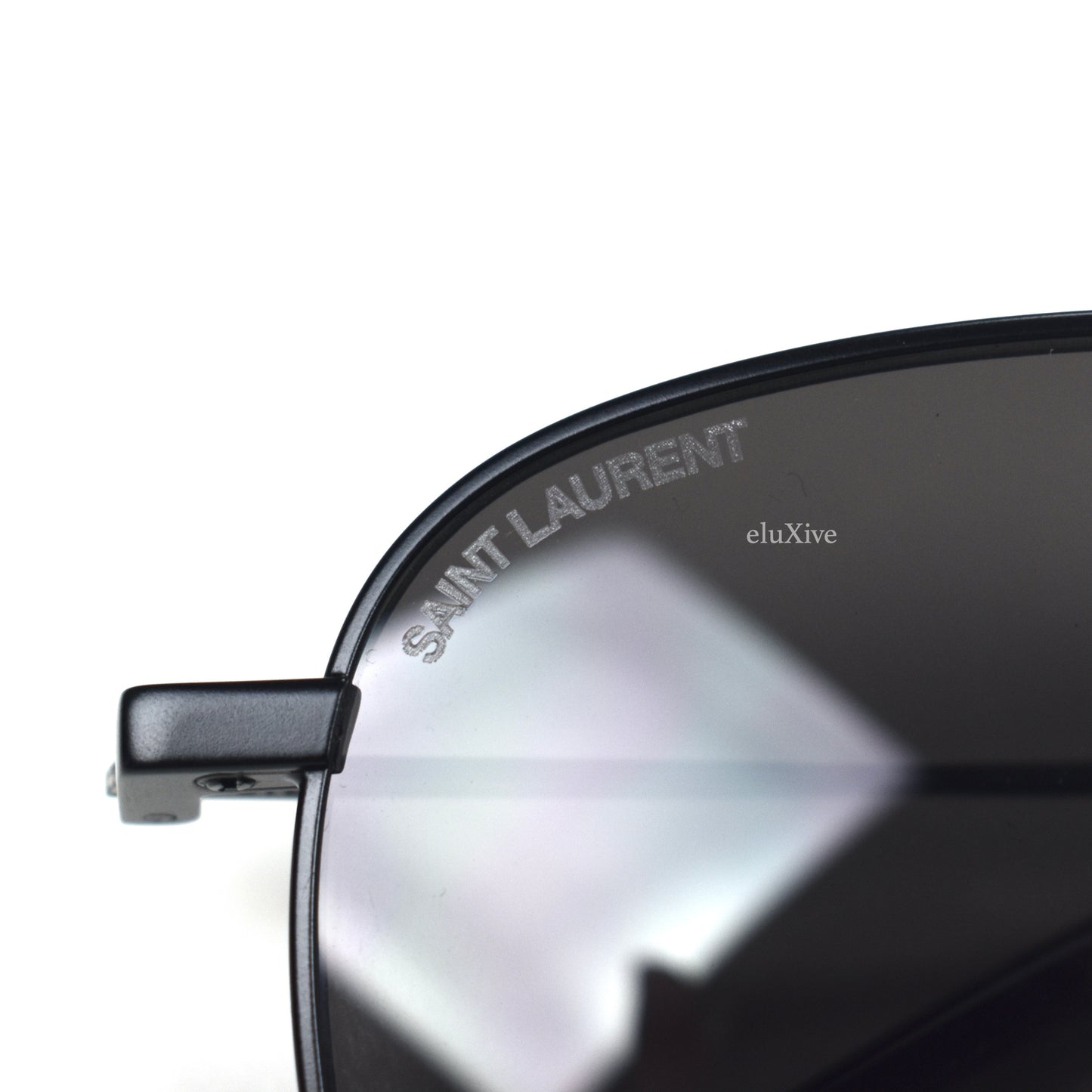 Saint Laurent - SL328 Matte Black Aviator Sunglasses