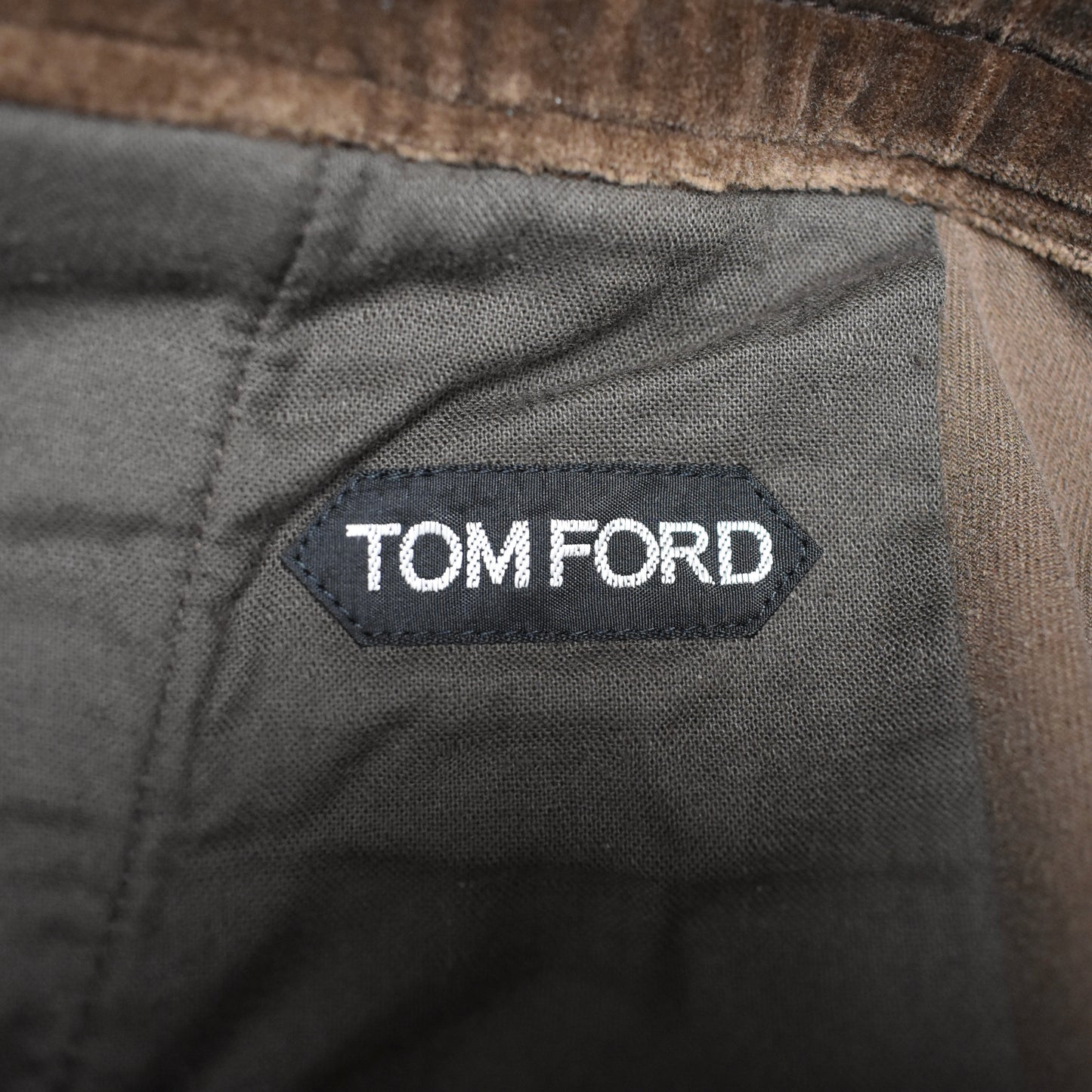 Tom Ford - Brown Velour Track Pants