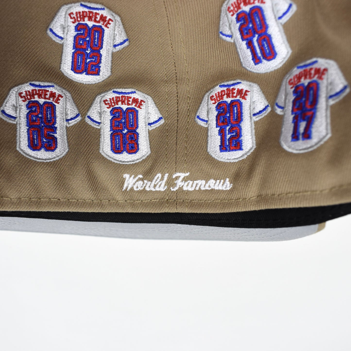 Supreme x New Era - Jerseys Box Logo Hat (Khaki Tan)