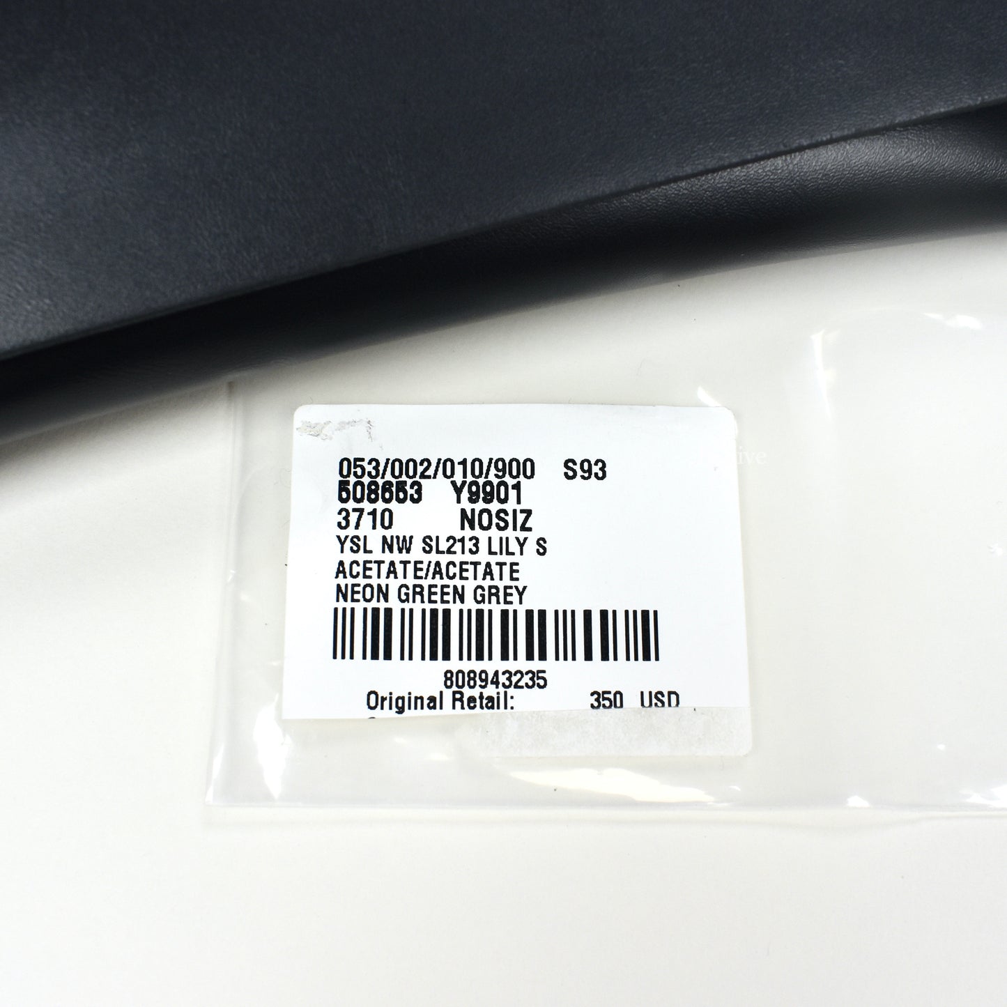 Saint Laurent - SL213 Transparent Green Lily Sunglasses