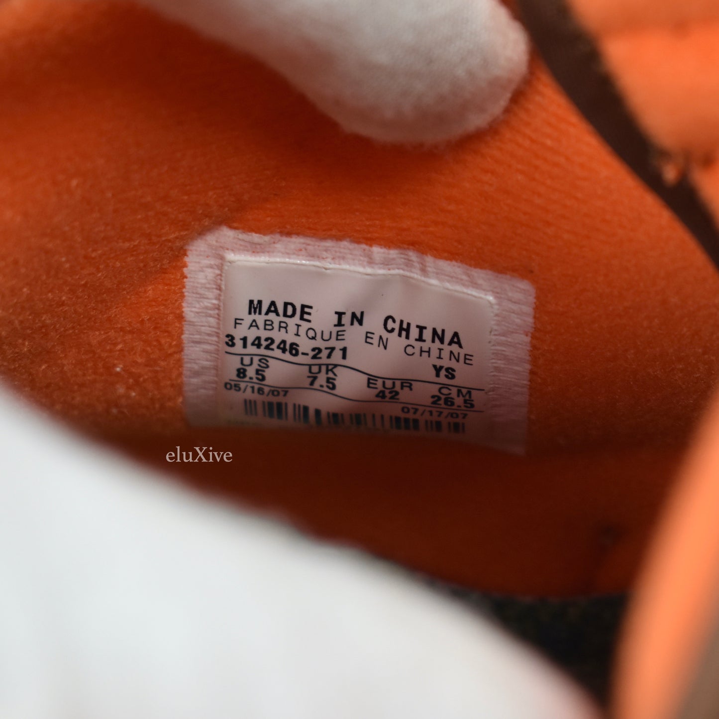 Nike - Vandal High Premium 'Cleveland Browns' (Brown/Orange)