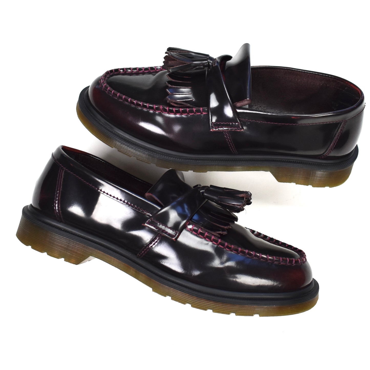 Dr. Martens - Cherry Red Adrian Tassel Loafers