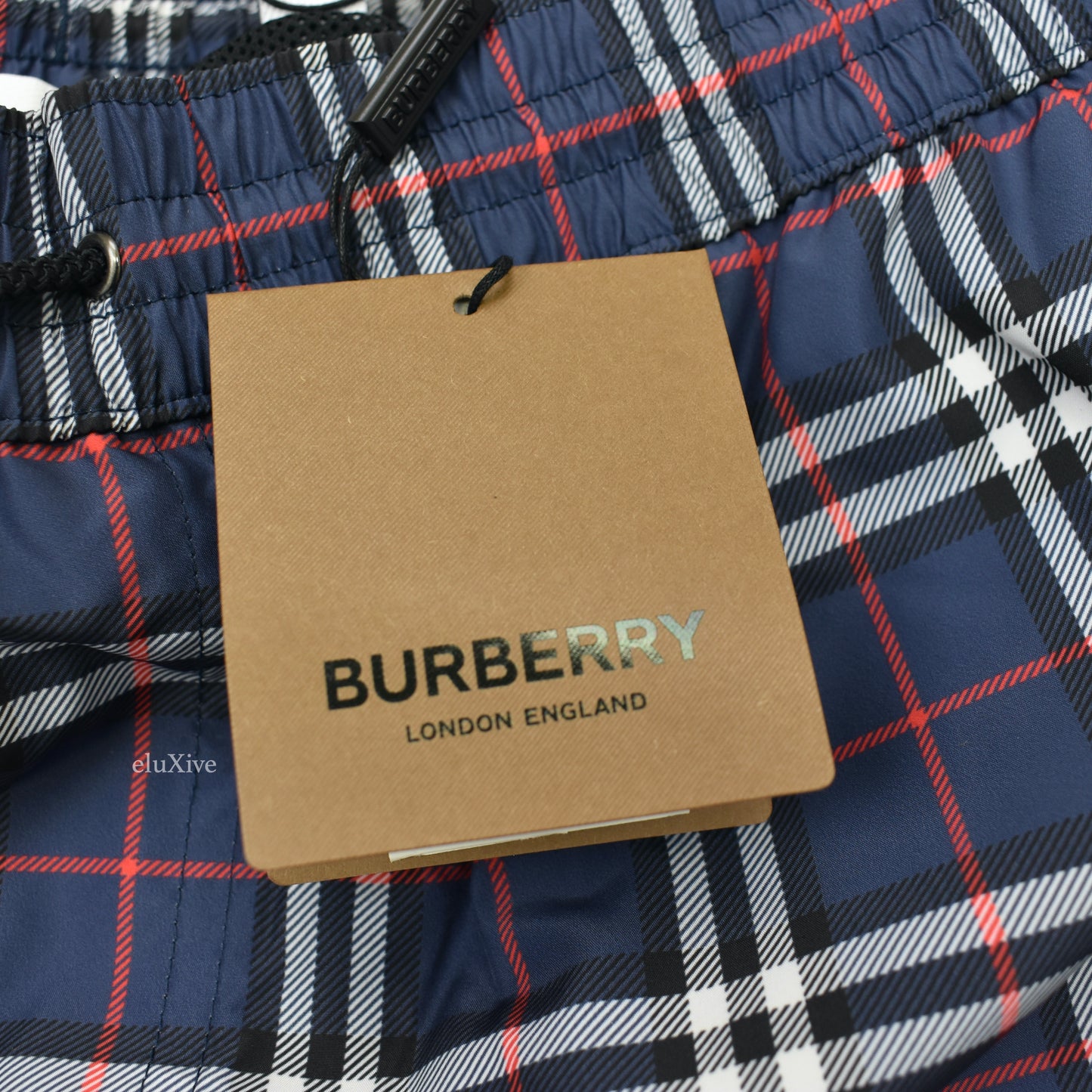 Burberry - Archive Check Logo Swim Shorts (Navy)