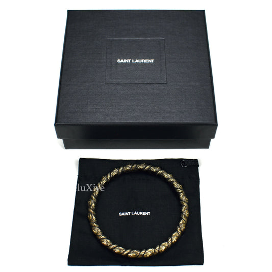 Saint Laurent - Western Engraved Bangle Bracelet