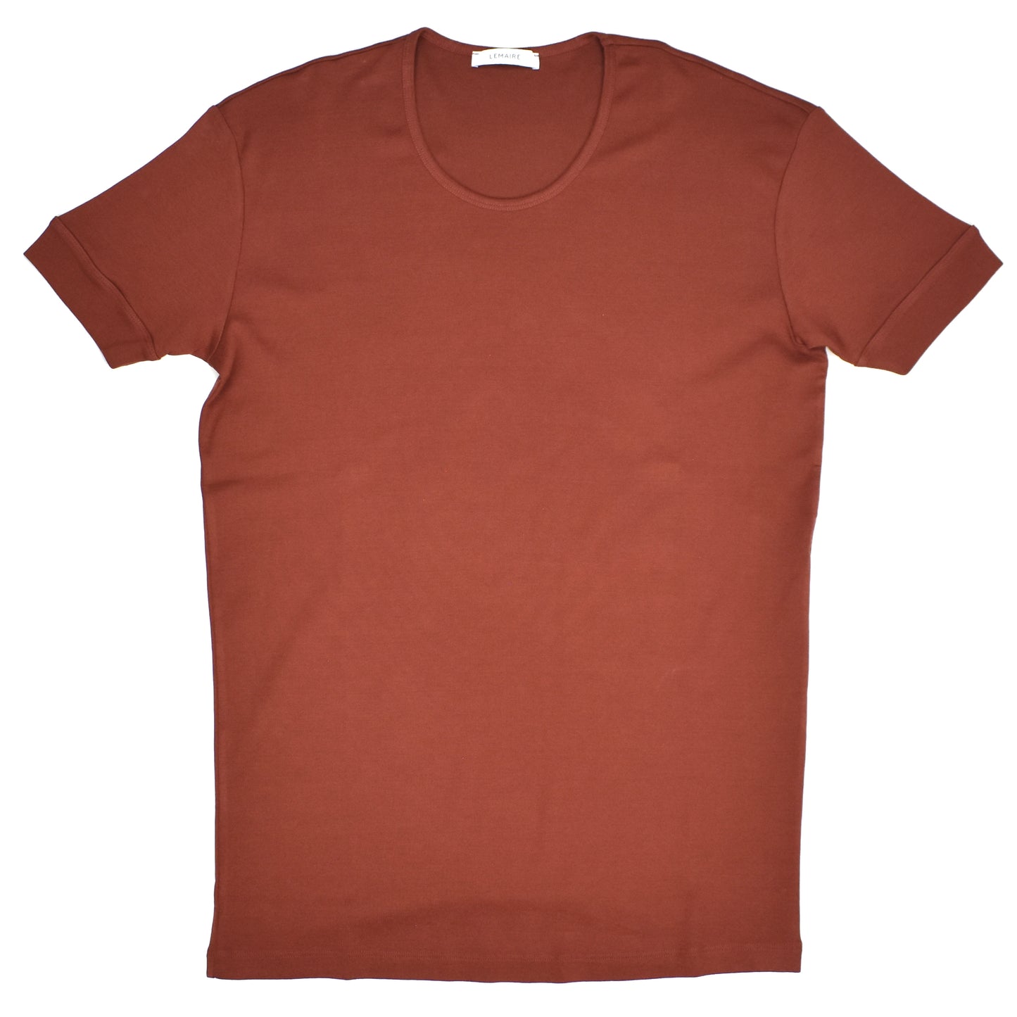 Lemaire - Brick Red Cotton T-Shirt