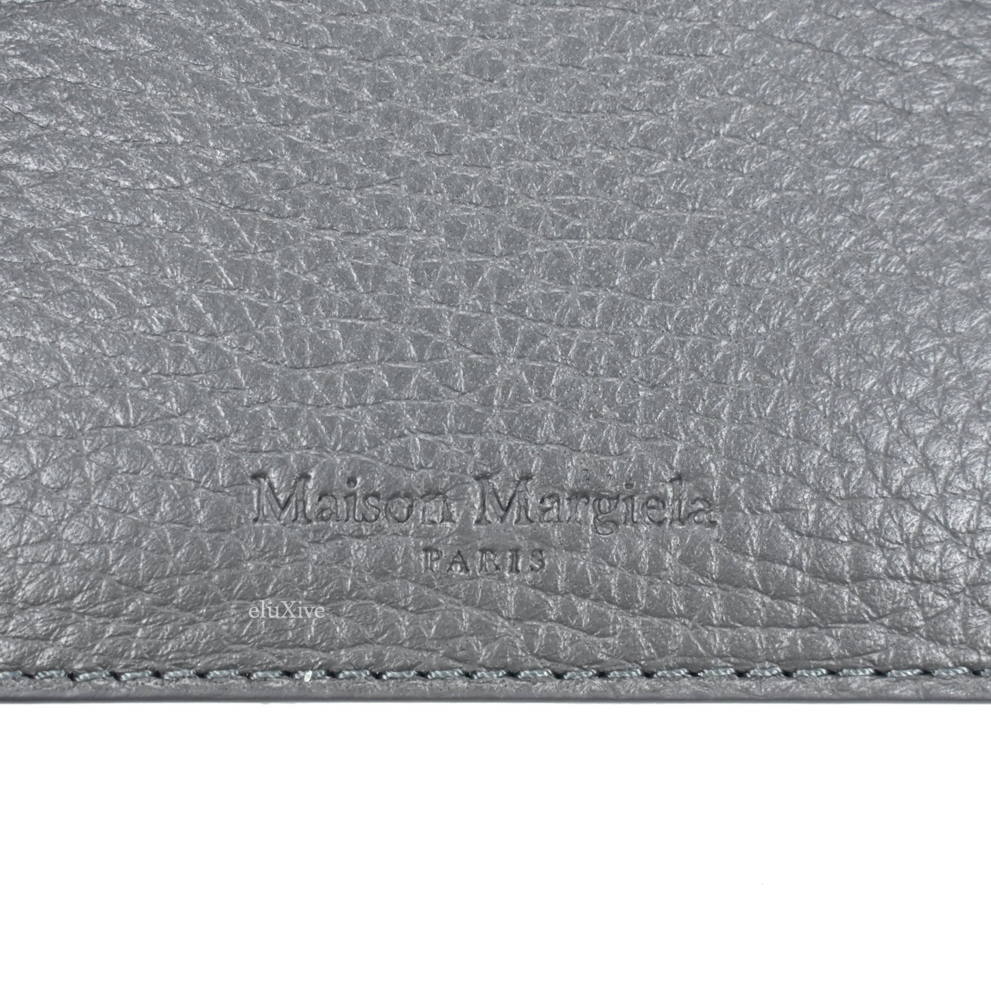 Maison Margiela - Deerskin Leather Card Holder (Black/Gray)