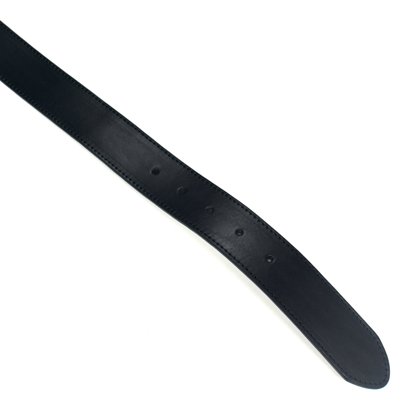 Supreme x Jean Paul Gaultier - Black Leather Logo Buckle Belt