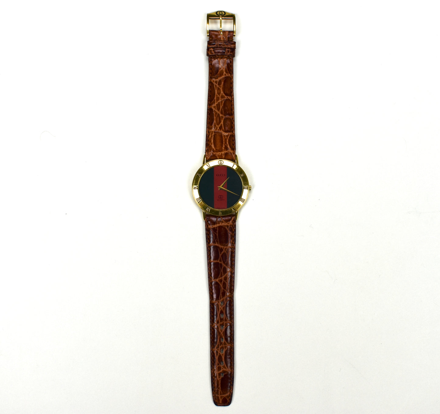 Gucci - 3000M Gold Web Dial Watch (80s)